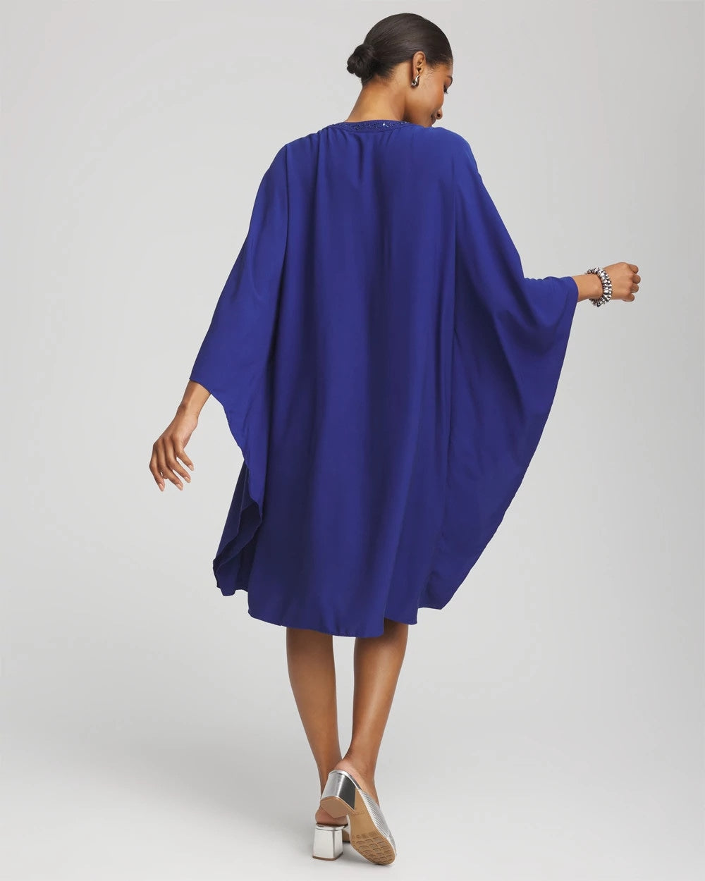 Chico's Clothing Embellished Kaftan Dress