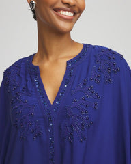 Chico's Clothing Embellished Kaftan Dress