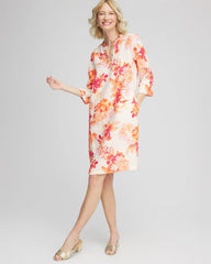 Chico's Clothing Embellished Linen Kurta Dress