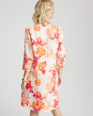 Chico's Clothing Embellished Linen Kurta Dress