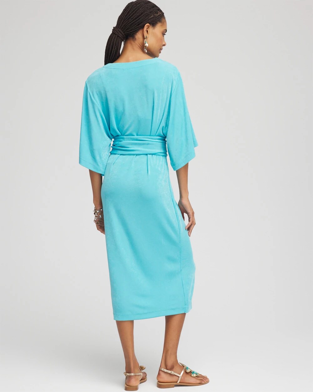 Chico's Clothing Travelers™ Kimono Sleeved V-Neck Dress