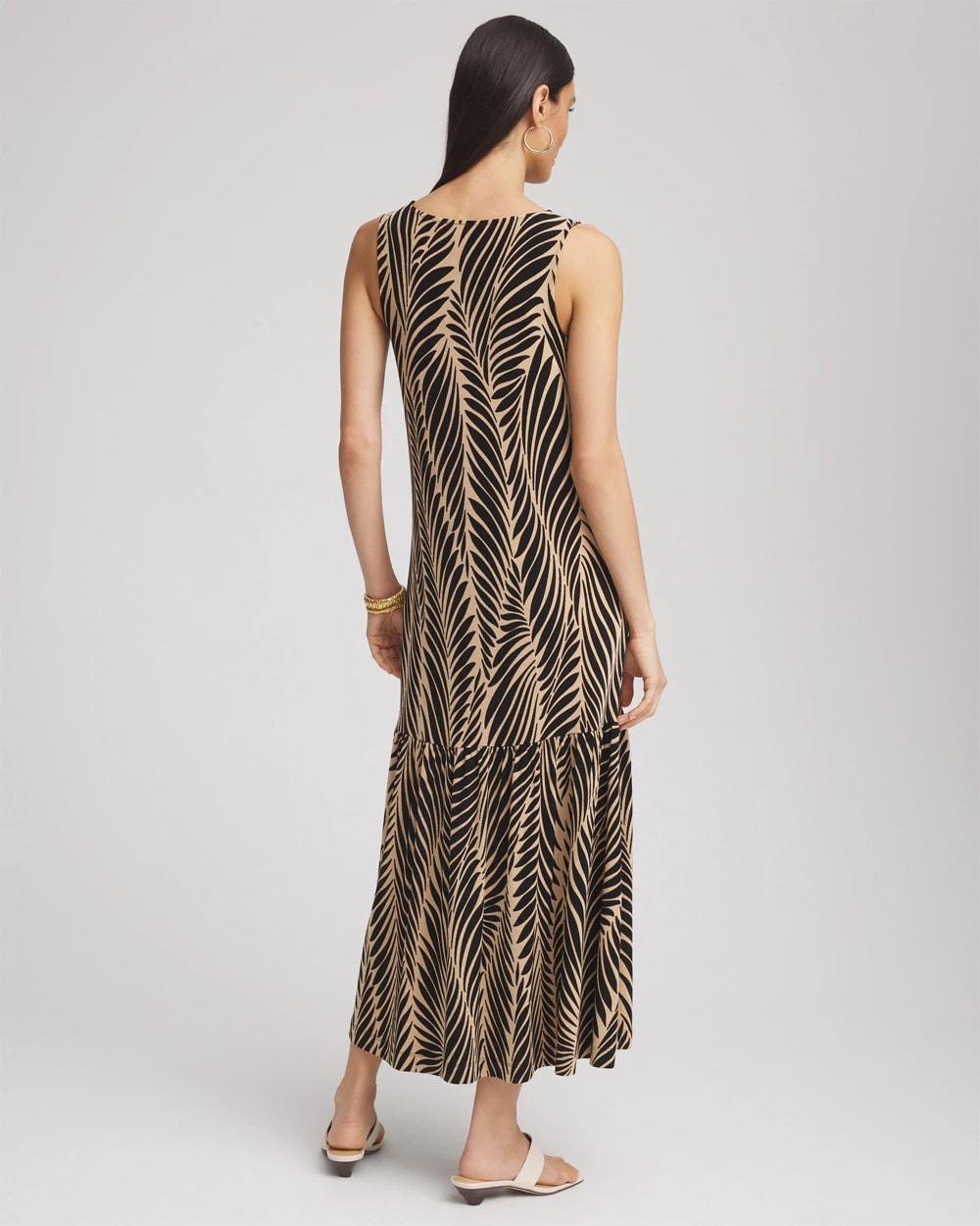 Chico's Clothing Travelers™ Palm-Frond-Motif Dress