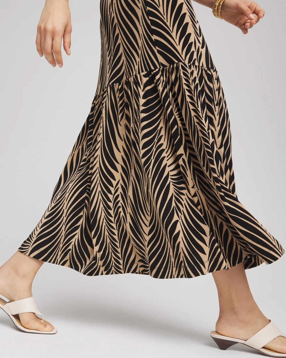 Chico's Clothing Travelers™ Palm-Frond-Motif Dress