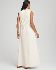 Chico's Clothing Sleeveless Tweed Maxi Dress