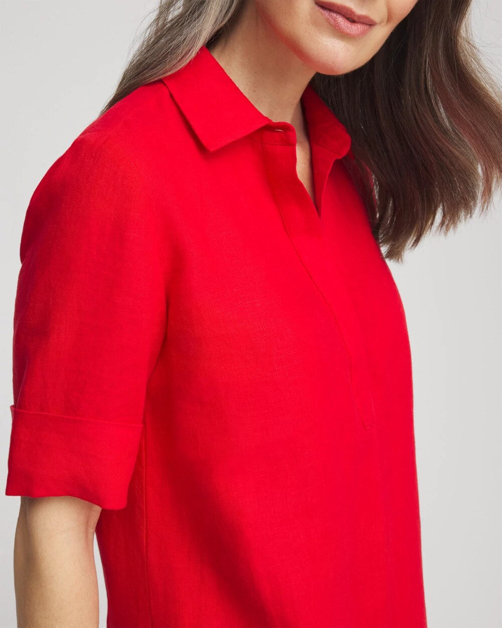 Chico's Clothing Linen Shirtdress