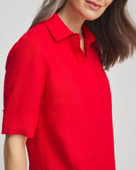 Chico's Clothing Linen Shirtdress