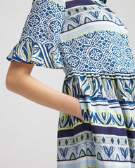 Chico's Clothing Flutter-Sleeved Maxi Dress