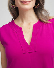 Chico's Clothing Trapunto Placket Midi Dress