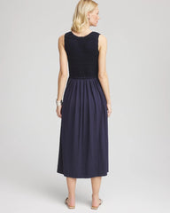 Chico's Clothing Crochet-Bodice Maxi Dress