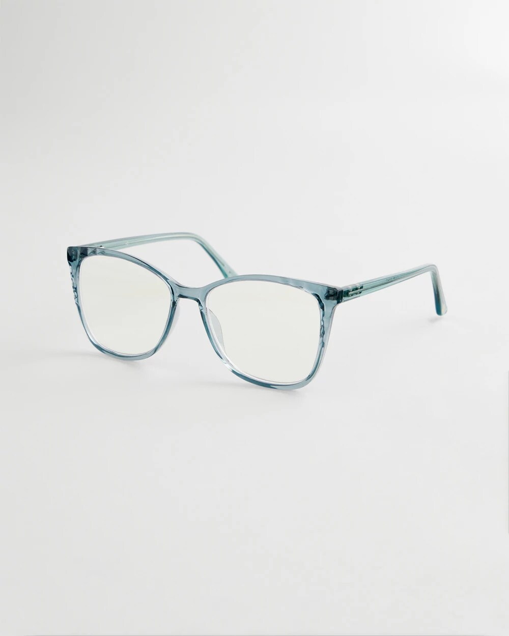 Chico's Accessories Blue Crystal Readers