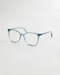 Chico's Accessories Blue Crystal Readers