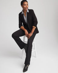 Chico's Clothing Single-Breasted Sweater Blazer