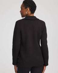 Chico's Clothing Single-Breasted Sweater Blazer