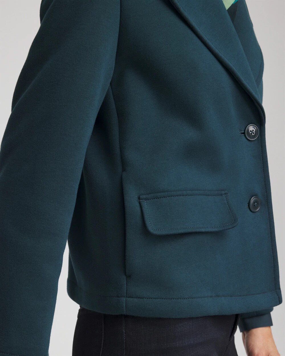 Chico's Clothing Plush Knit Blazer