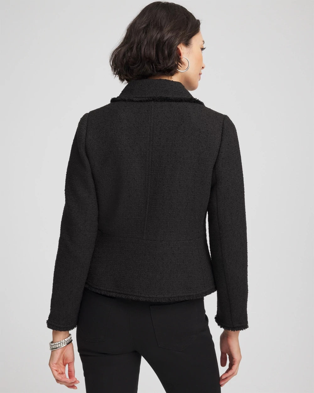 Chico's Clothing Bouclé Peplum Jacket