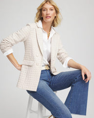 Chico's Clothing Textured Knit Blazer