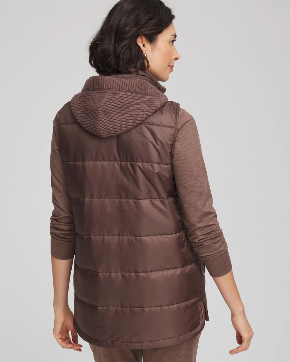 Chico's Clothing Zenergy® Quilted Hooded Vest