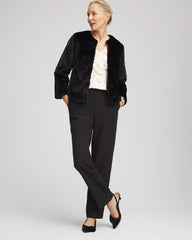 Chico's Clothing Pattern Fur Jacket
