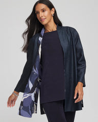 Chico's Clothing Travelers™ Wave Reversible Crushed Jacket