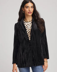 Chico's Clothing Velvet Shawl Collar Blazer
