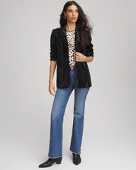 Chico's Clothing Velvet Shawl Collar Blazer