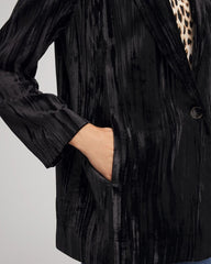 Chico's Clothing Velvet Shawl Collar Blazer