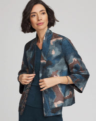 Chico's Clothing Travelers™ Collection Crystal Crushed Reversible Jacket