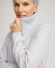 Chico's Clothing Zenergy® Luxe Diamante Zip Cardigan
