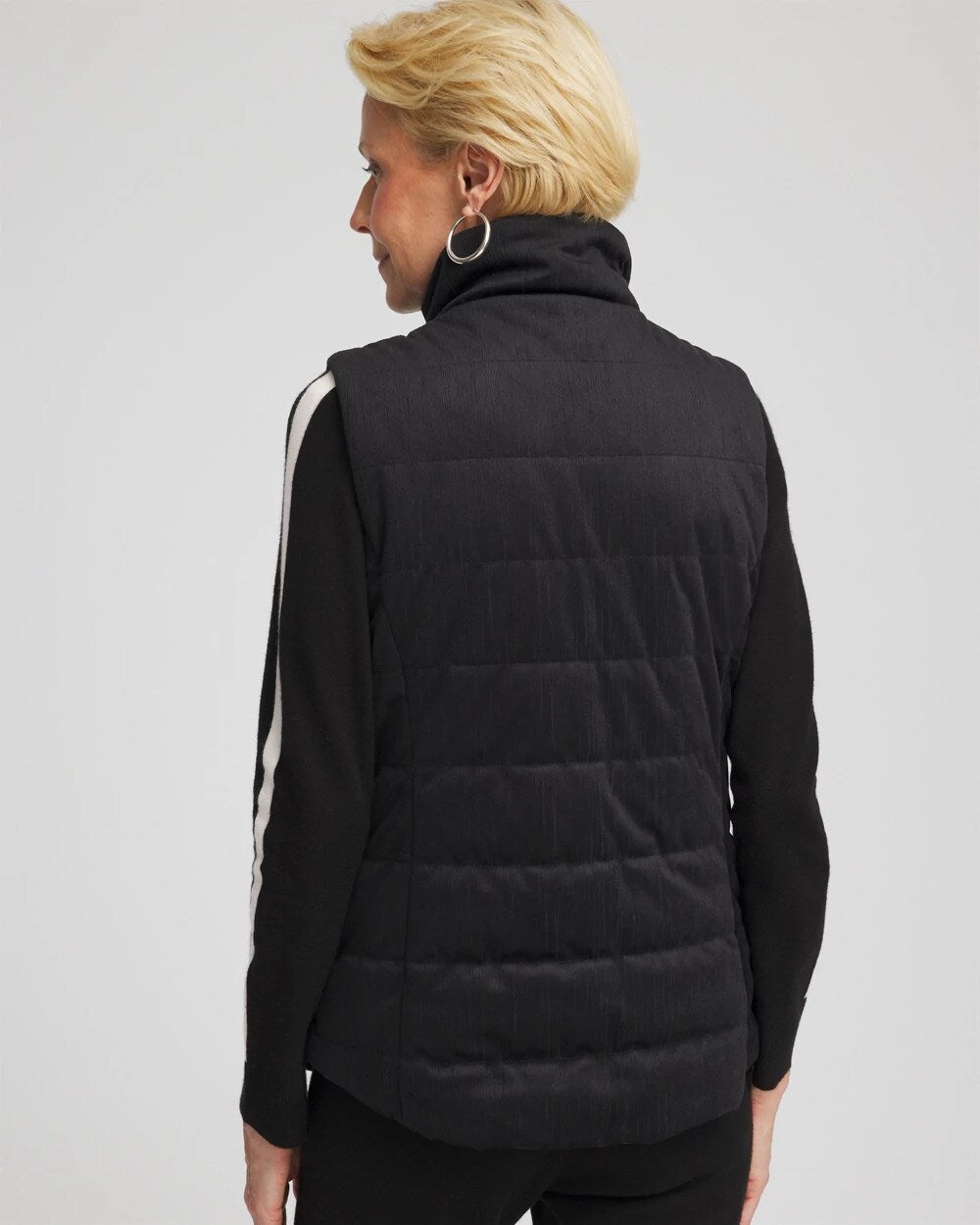 Chico's Clothing Zenergy® Reversible Velvet Puffer Vest