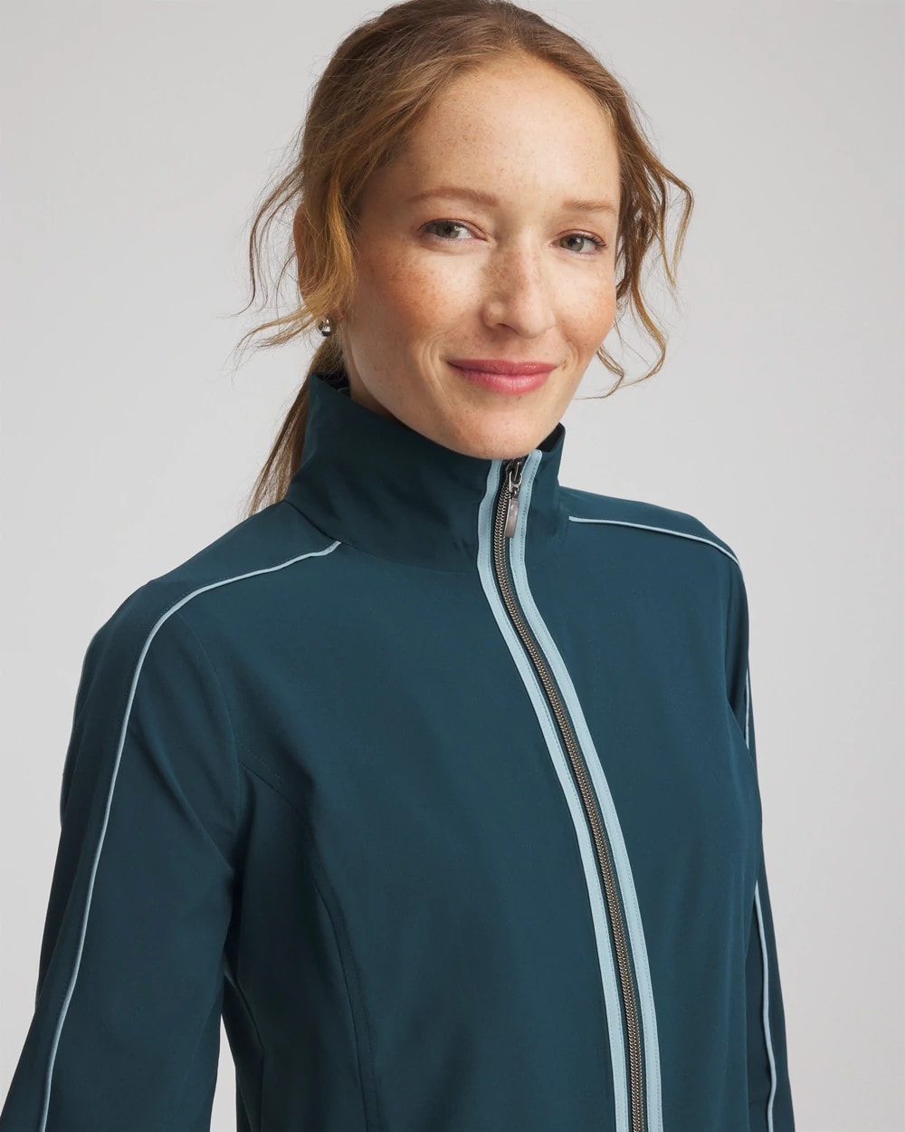 Chico's Clothing Zenergy® UPF Contrast Jacket
