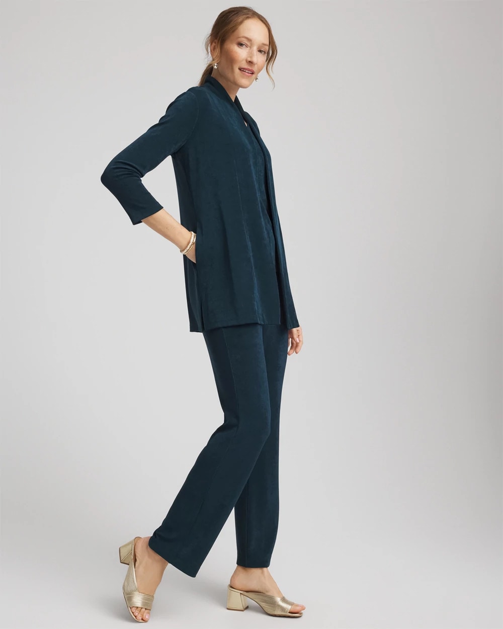 Chico's Clothing Travelers™ Long Knit Jacket