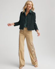 Chico's Clothing Tweed Cropped Jacket