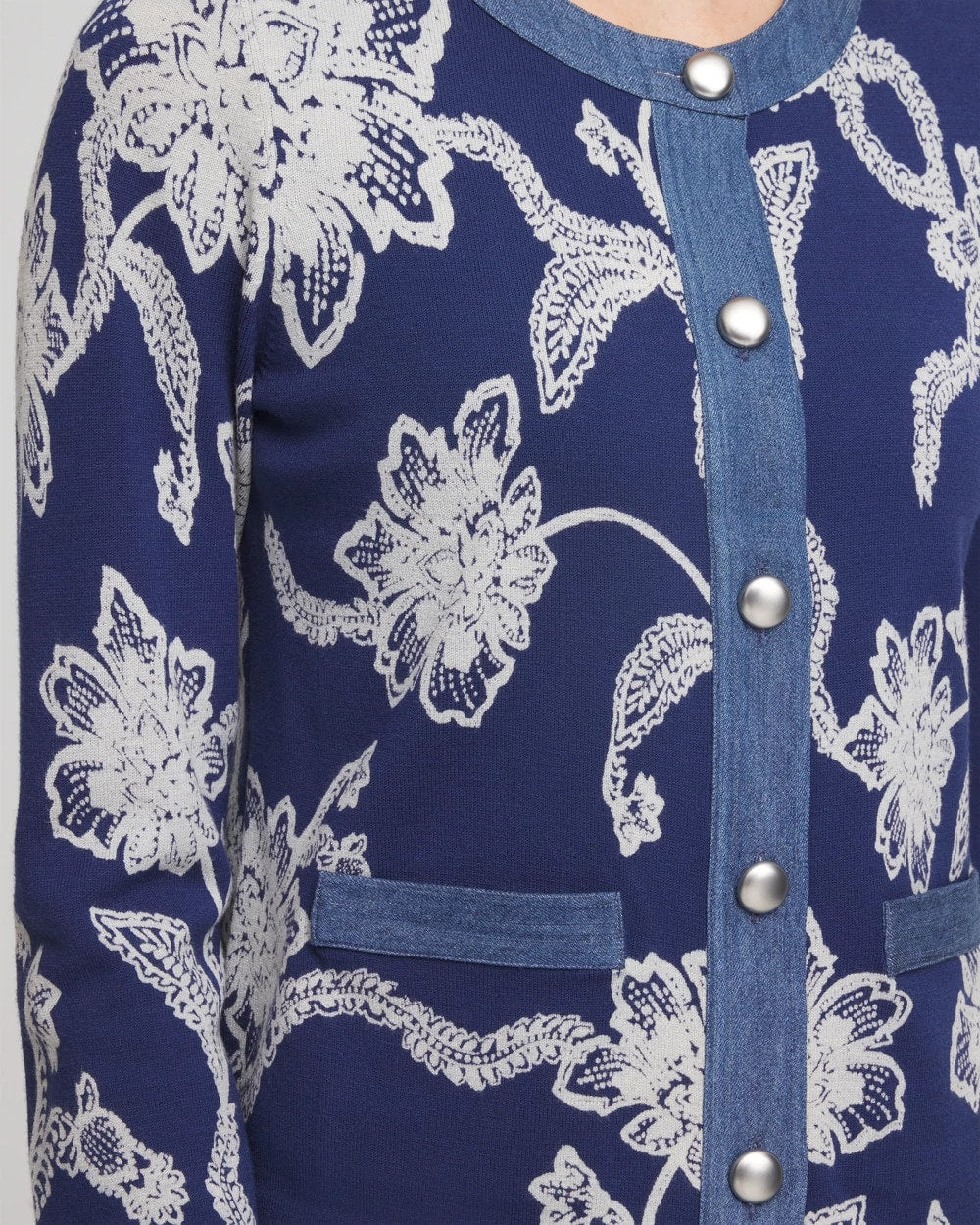 Chico's Clothing Floral Lady Jacket