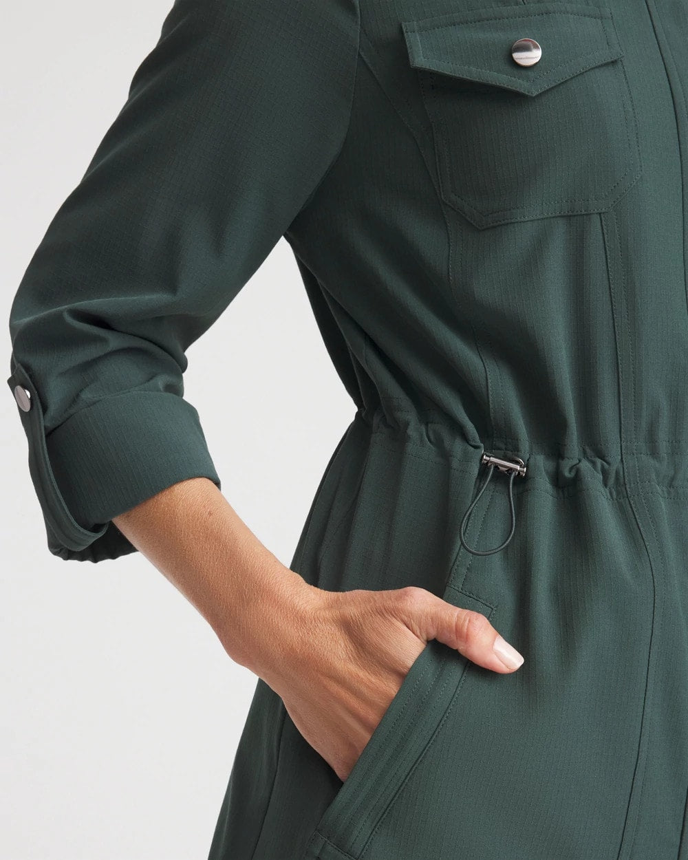 Chico's Clothing Zenergy® Ripstop Cargo Jacket