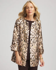 Chico's Clothing Travelers™ Collection Animal Jacquard Jacket