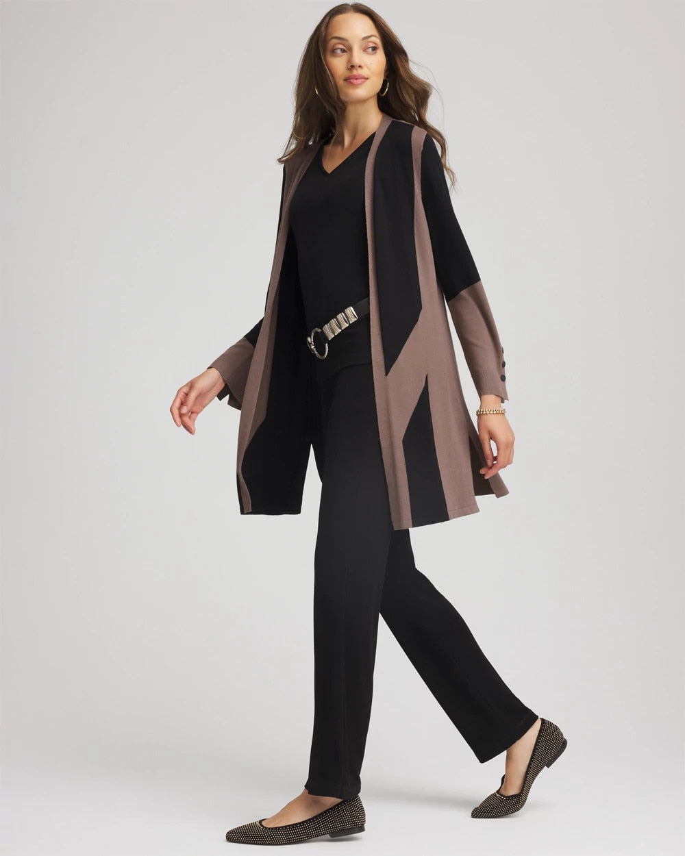 Chico's Clothing Travelers™ Collection Colorblock Cardigan