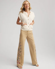 Chico's Clothing Button-Up Sweater Vest