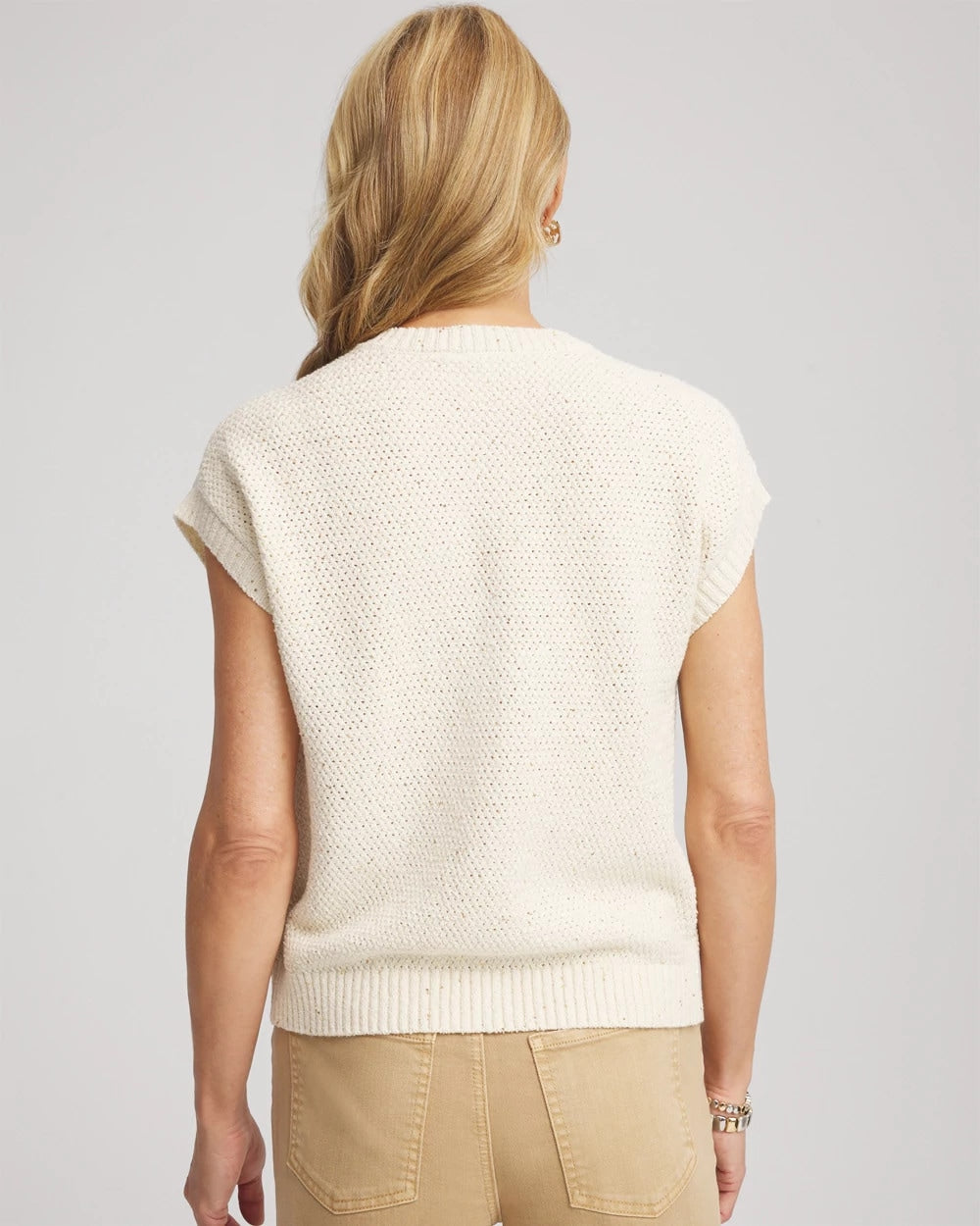 Chico's Clothing Button-Up Sweater Vest
