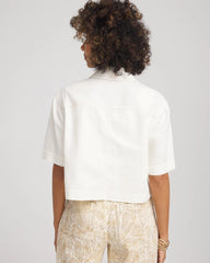 Chico's Clothing Soft-Stretch Short Cotton Shacket