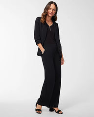 Chico's Clothing Ruched Sleeve Blazer