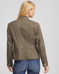 Chico's Clothing Peplum Field Jacket