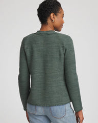 Chico's Clothing Embroidered Cotton-Blend Jacket