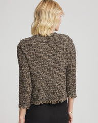 Chico's Clothing Tweed Cropped Jacket