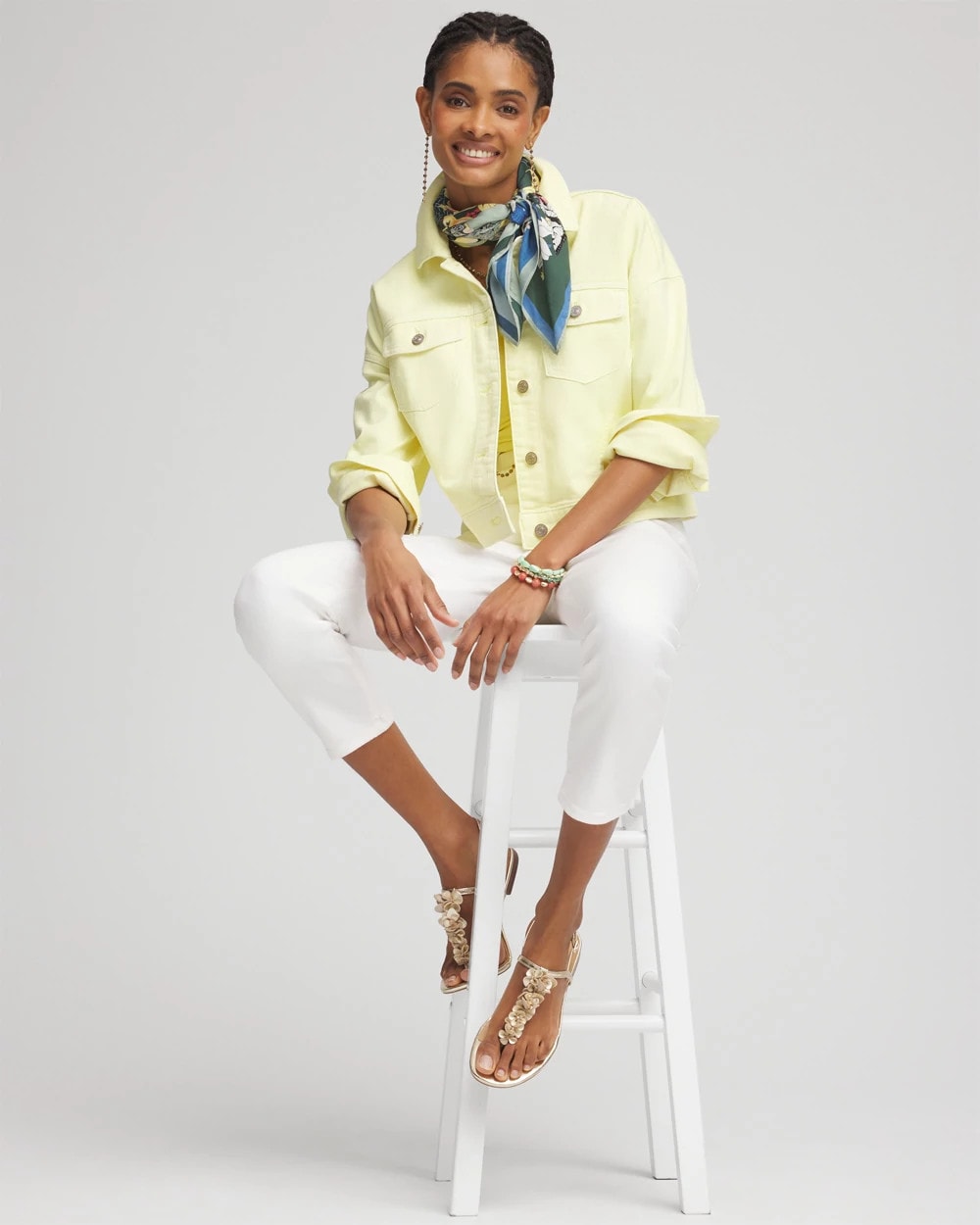 Chico's Clothing Relaxed-Fit Denim Jacket