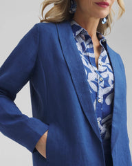 Chico's Clothing Linen Blazer