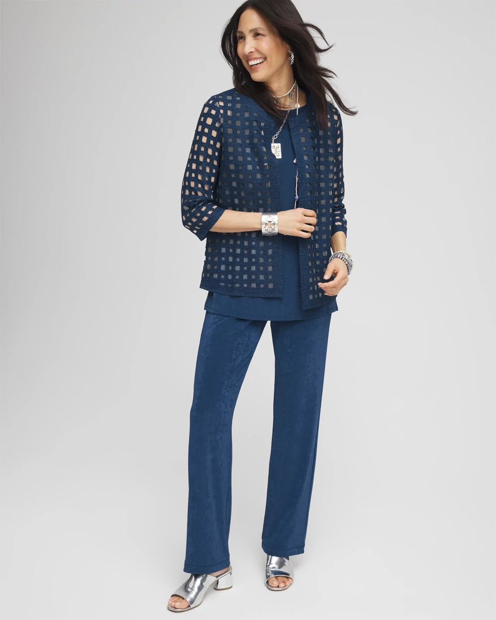 Chico's Clothing Travelers™ Collection Cutout Crush Jacket
