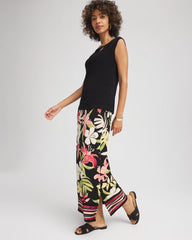 Chico's Clothing Travelers™ Tropical-Lily Midi Skirt