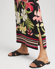 Chico's Clothing Travelers™ Tropical-Lily Midi Skirt