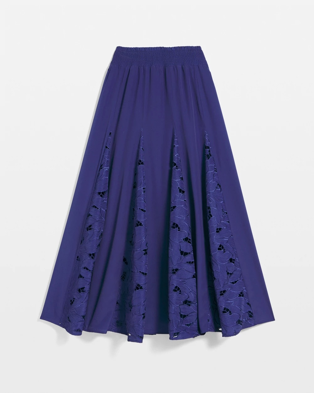 Chico's Clothing Godet Maxi Eyelet Skirt