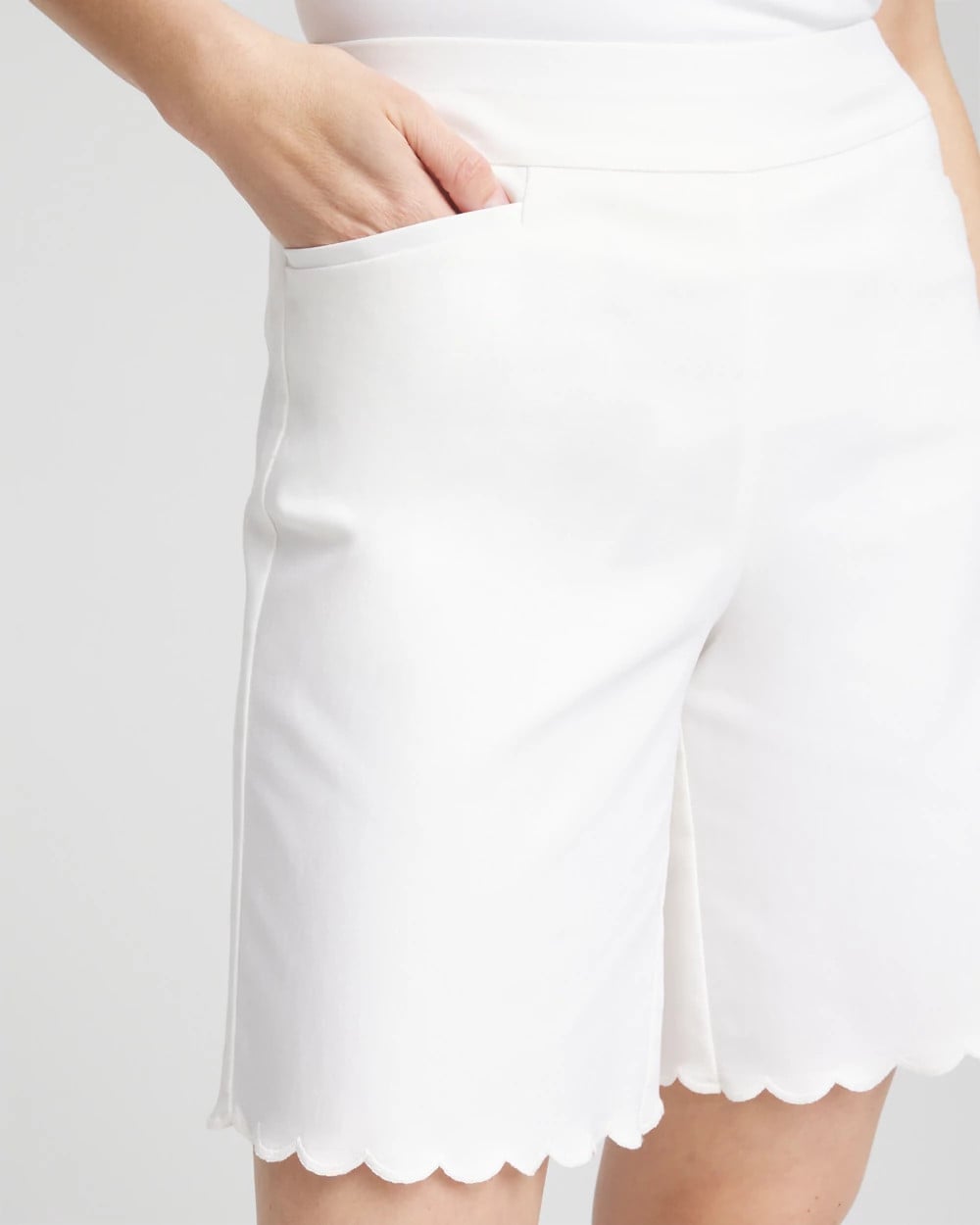 Chico's Clothing Brigitte™ Pull-On Scallop-Hem Shorts
